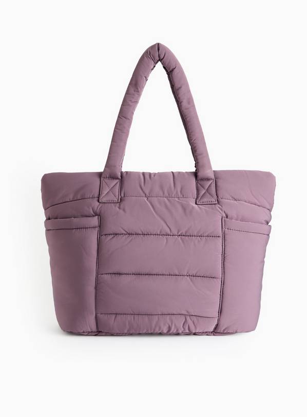 REAKTIV Mauve Quilted Tote Bag One Size